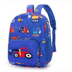 Cartoon Excavator School Bag for Kids