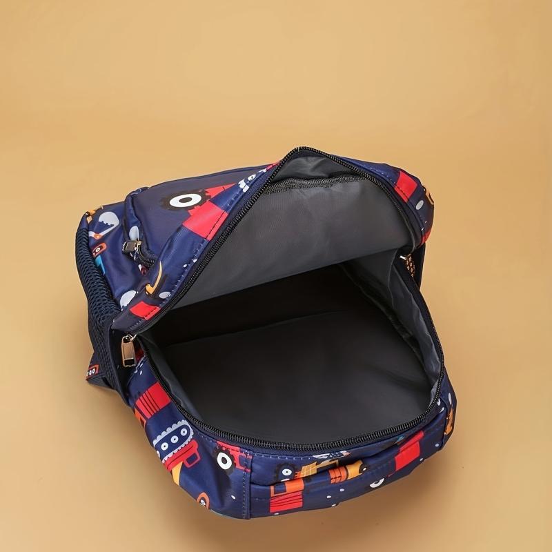 Cartoon Excavator School Bag for Kids