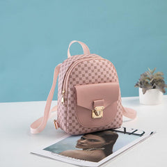 Casual PU Leather Mini Backpack