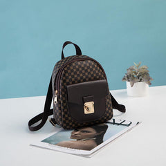 Casual PU Leather Mini Backpack