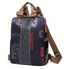 Ethnic Style Large Capacity Backpack Casual Travel Outing Bag
