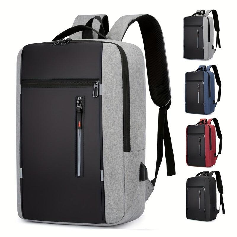 Men's Backpack With USB Charging Port Lightweight Stylish Laptop Backpack