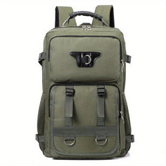 Men's Functional Canvas Backpack Large Capacity Outdoor Travel Backpack