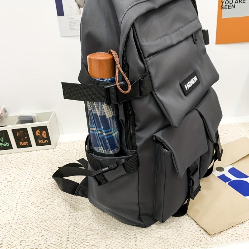 Student's Large Capacity Nylon Travel Backpack