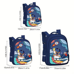 Primary School Astronaut Rocket Backpack Gift