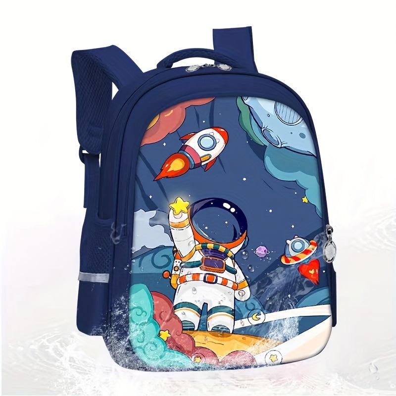 Primary School Astronaut Rocket Backpack Gift