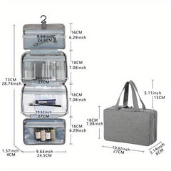 Waterproof Folding Toiletry Bag Large Capacity