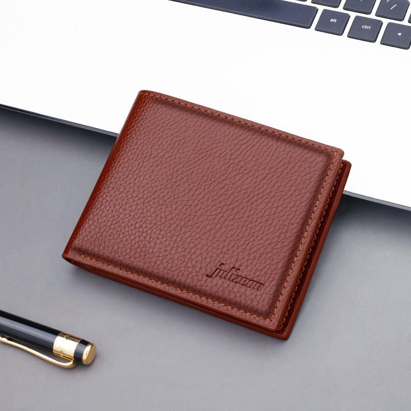 Travel Business Money Clip Wallet PU Leather Card Holder