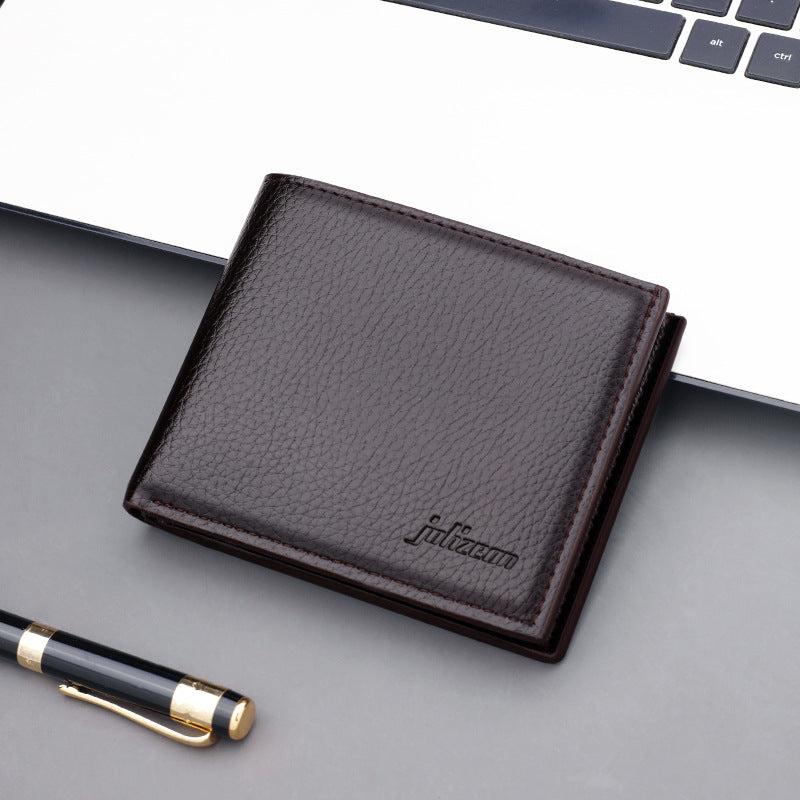 Travel Business Money Clip Wallet PU Leather Card Holder