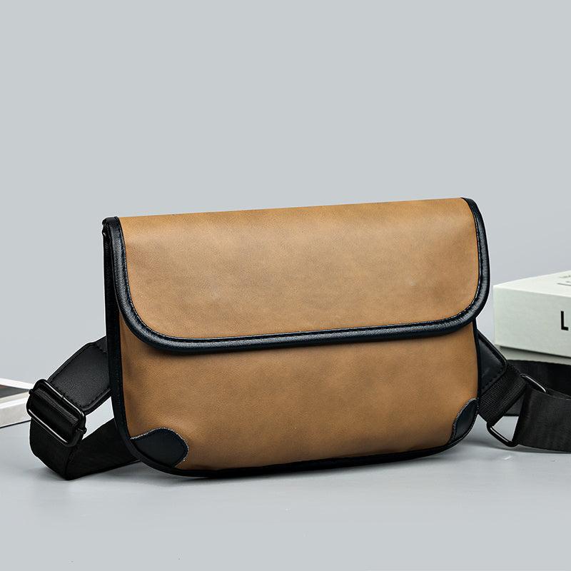 Men's PU Leather Casual Shoulder Bag & Crossbody Bag