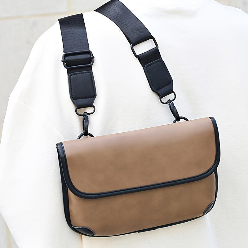 Men's PU Leather Casual Shoulder Bag & Crossbody Bag