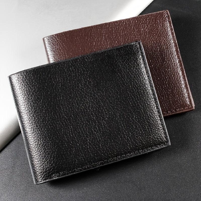 Stylish Lychee Pattern Men's Wallet