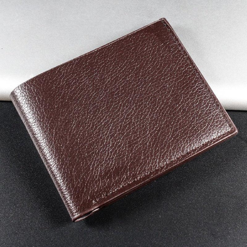 Stylish Lychee Pattern Men's Wallet