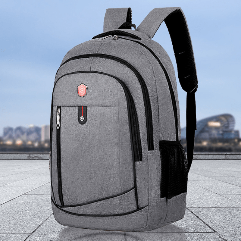 Grey Backpack Business Duffel Bag Travel Backpack
