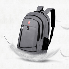Grey Backpack Business Duffel Bag Travel Backpack