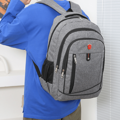 Grey Backpack Business Duffel Bag Travel Backpack