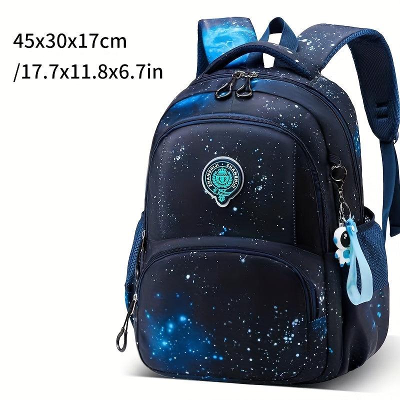Starry Sky Pattern Kids Backpack Large Student Bag