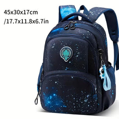 Starry Sky Pattern Kids Backpack Large Student Bag