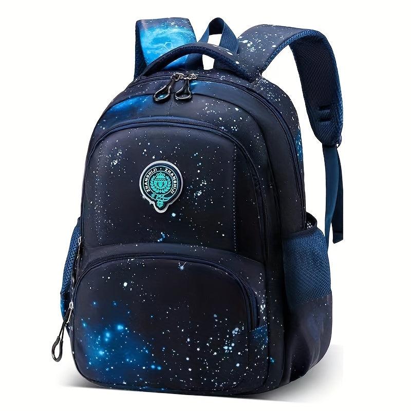 Starry Sky Pattern Kids Backpack Large Student Bag