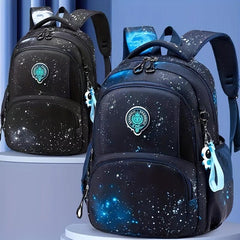 Starry Sky Pattern Kids Backpack Large Student Bag