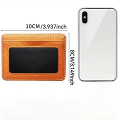 Men's Universal PU Leather Card Holder Slim Protective Cover
