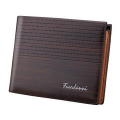 European Style Men Wallet Embossed Tree Trim Cross Wallet