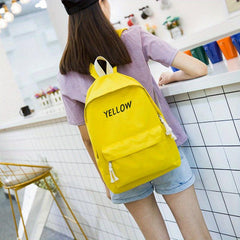 Canvas Backpack for School Students