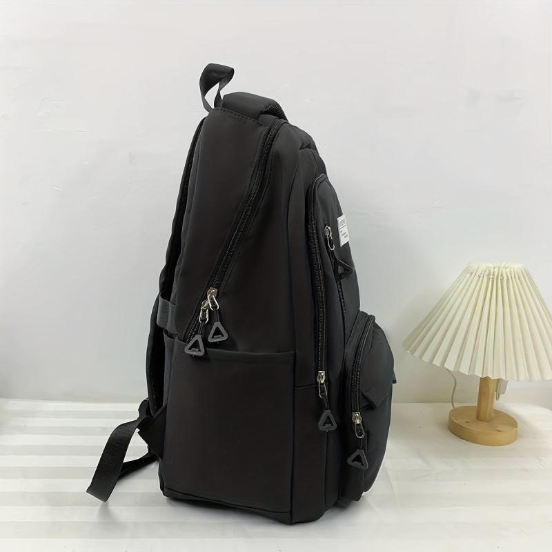 Cute Rabbit Pattern Nylon Backpack for School Students