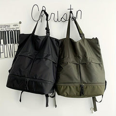 Water Resistant Nylon Backpack for Men and Women