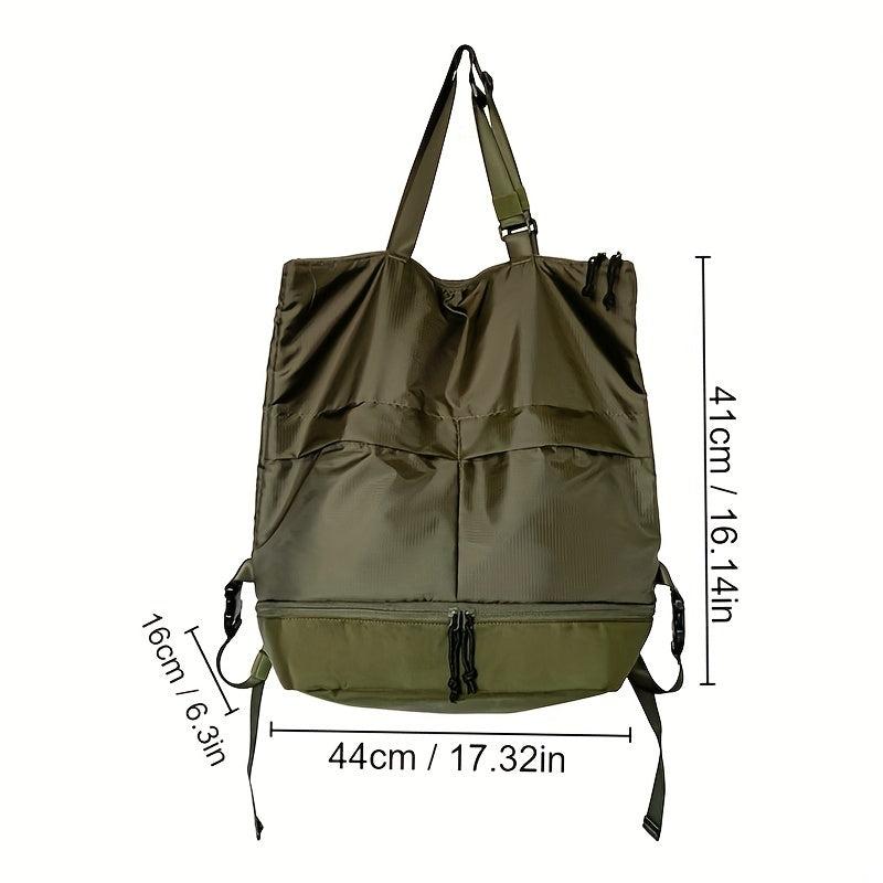 Water Resistant Nylon Backpack for Men and Women