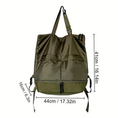 Water Resistant Nylon Backpack for Men and Women