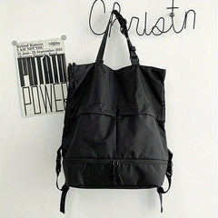 Water Resistant Nylon Backpack for Men and Women