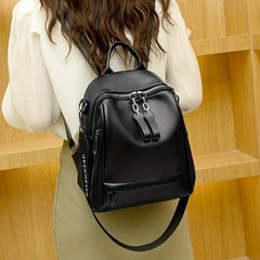 Casual Backpack Large Capacity Bag Student Commuter Double Shoulder Bag
