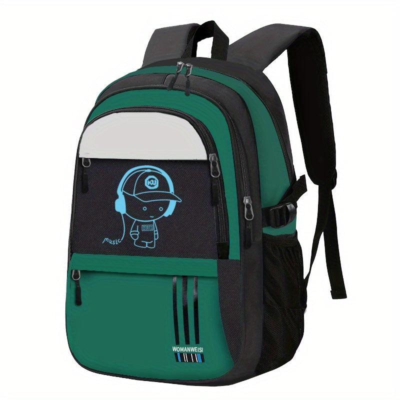 Kids School Bag Spine Protection, Large Capacity, Durable, Load Reduction