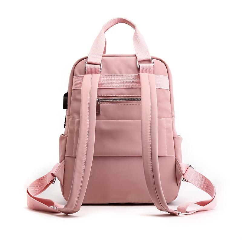 USB Charging School Backpack Anti-theft Pocket