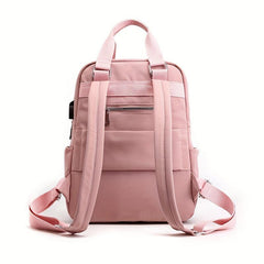 USB Charging School Backpack Anti-theft Pocket