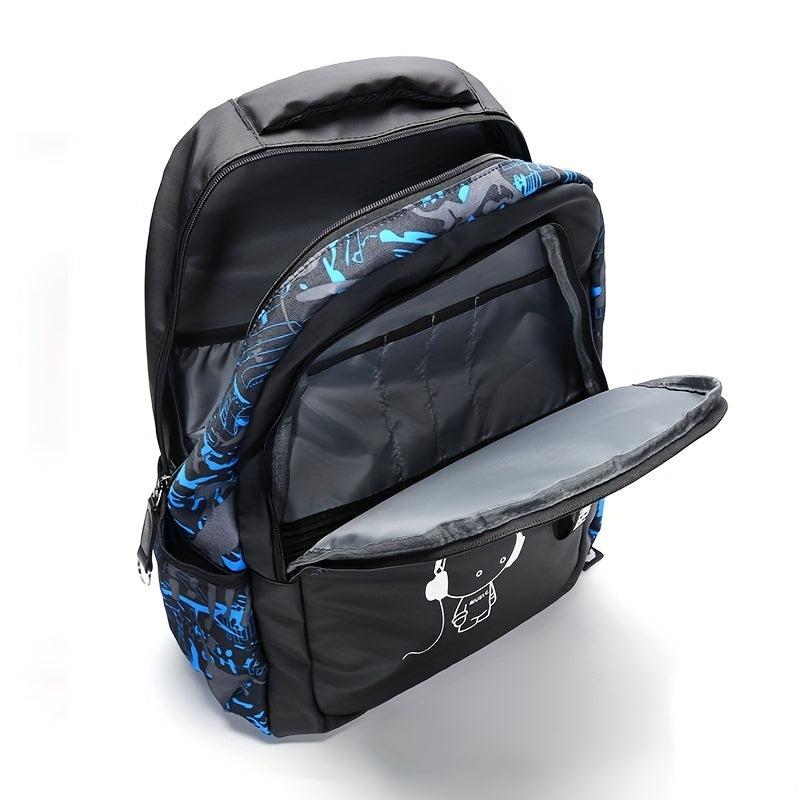Children's Primary School Backpack Large Capacity with Luminous Pattern