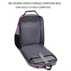 Large Capacity Waterproof Laptop Backpack USB Charging Port