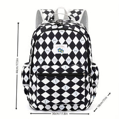 Cartoon Flower School Bag For Women Primary School Students Backpack