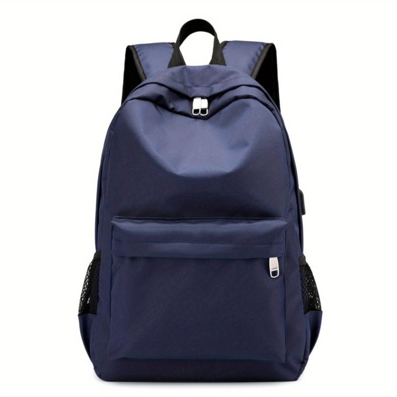 Large Capacity Functional School Bag with USB Charging Port