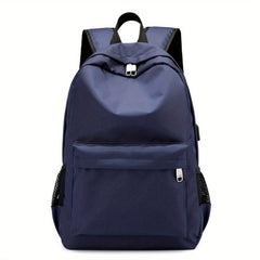 Large Capacity Functional School Bag with USB Charging Port