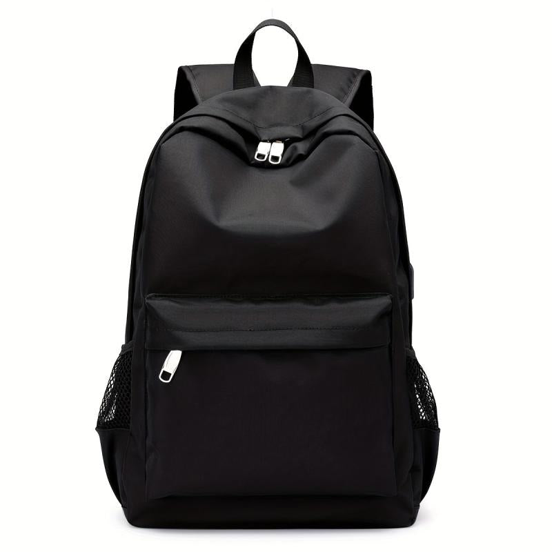 Large Capacity Functional School Bag with USB Charging Port