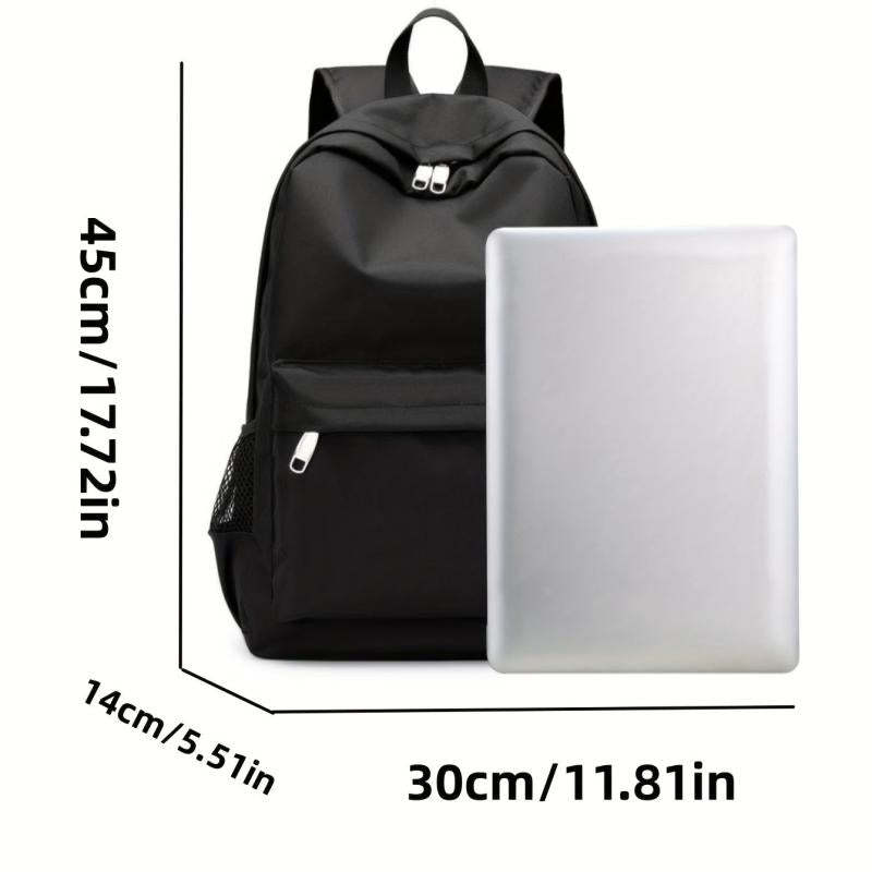Large Capacity Functional School Bag with USB Charging Port