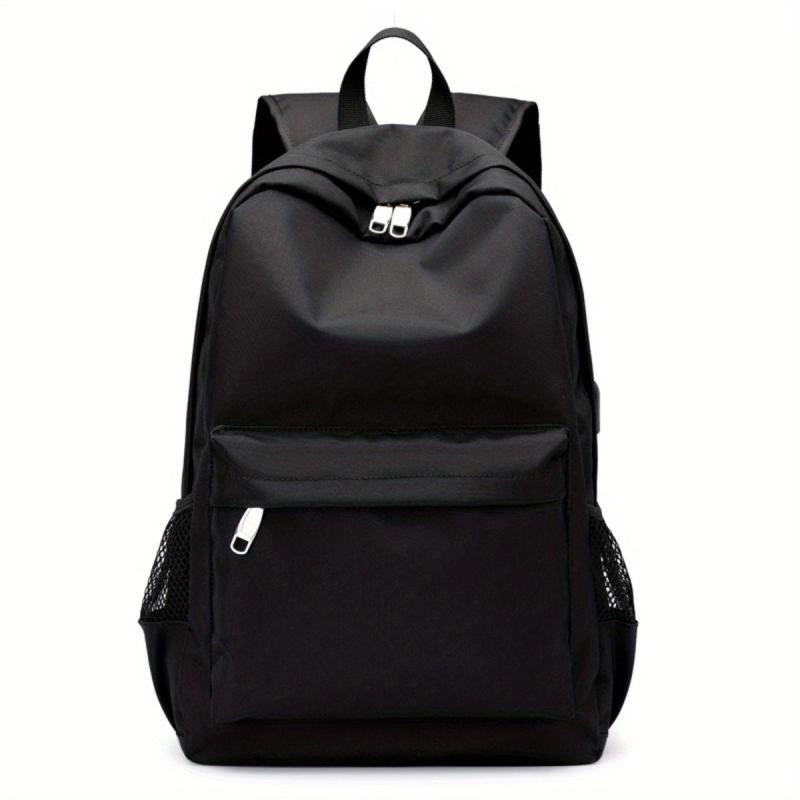Large Capacity Functional School Bag with USB Charging Port