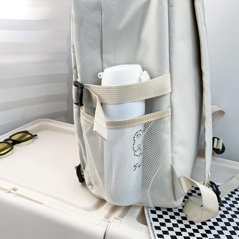 Large Capacity Letter Print Backpack for Travel and Outdoor