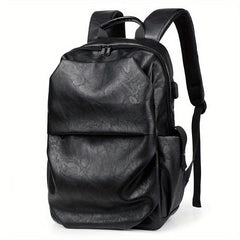 Solid Embossed Backpack for Students and Commuters