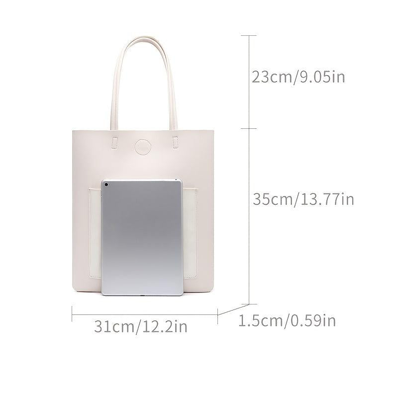 Large Capacity PU Shoulder Bag Duck Tote Handbag