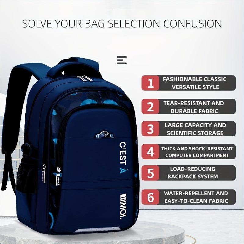 Large Capacity Student Schoolbag Backpack