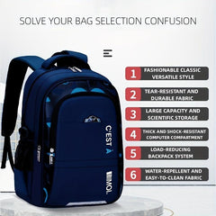 Large Capacity Student Schoolbag Backpack