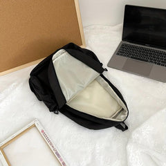 Fashionable Preppy Double Shoulder Bag for School Office